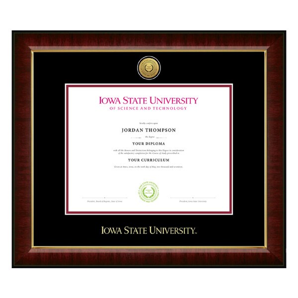 Church Hill Classics Murano Gold Medallion Bachelor's Degree Diploma Frame #3